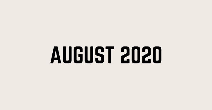 august 2020