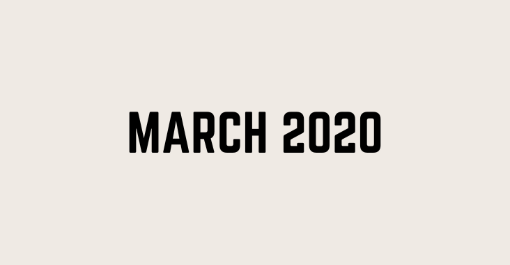 march 2020