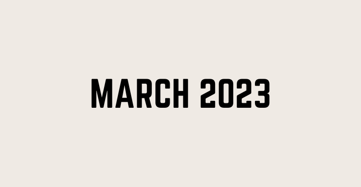 march 2023