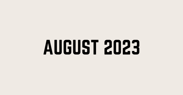 August 2023